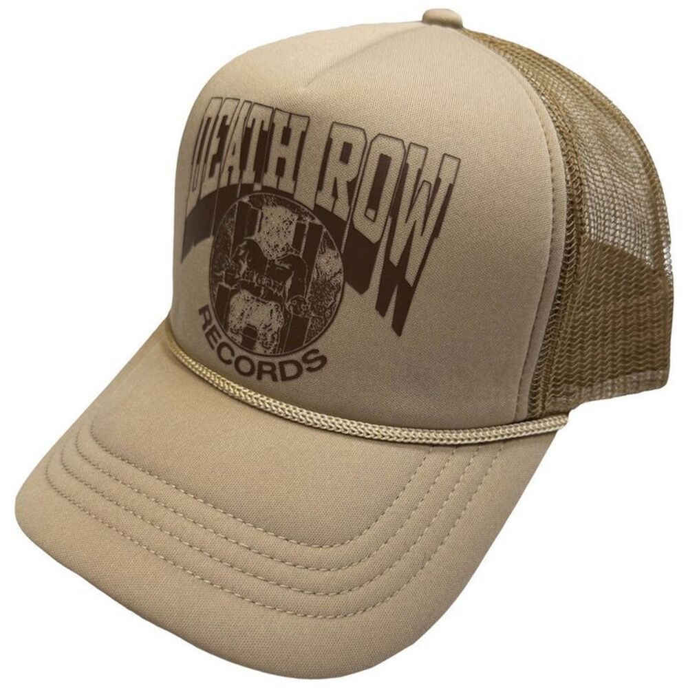 Death Row Records Unisex Adult Execution Circle Logo Mesh Back Trucker Cap / San